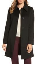 Petite Women's Fleurette Wool Coat P - Black