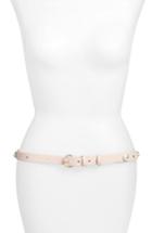 Women's Kate Spade New York Embellished Leather Belt - Au Natural