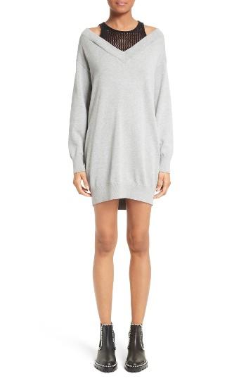 Women's T By Alexander Wang Knit Dress With Inner Tank