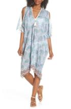 Women's Pool To Party Cold Shoulder Cover-up Dress, Size - Blue