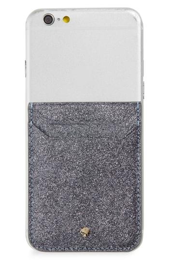 Kate Spade New York Glitter Triple Sticker Pocket - Grey