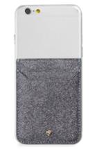 Kate Spade New York Glitter Triple Sticker Pocket - Grey