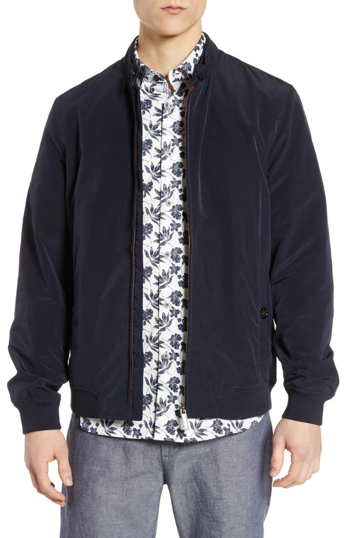 Men's Ted Baker London Aroma Slim Fit Bomber Jacket