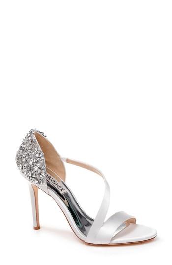 Women's Badgley Mischka Pauline Sandal M - White