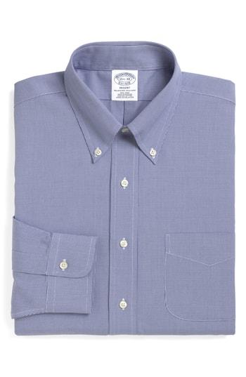Men's Brooks Brothers Regular Fit Houndstooth Dress Shirt (3 For $207)