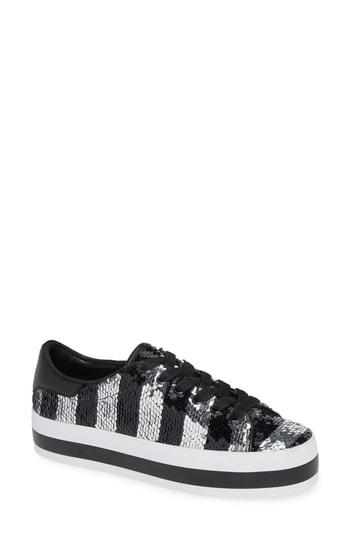Women's Alice + Olivia Ezra Flatform Sneaker .5 M - Grey