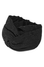 Gucci Rilly Brocade Silk Turban - Black