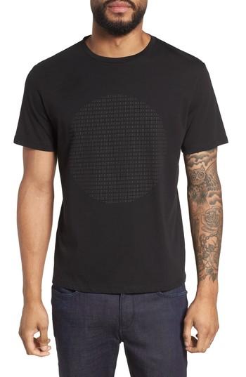 Men's Theory Lunar Crewneck Cotton T-shirt - Black