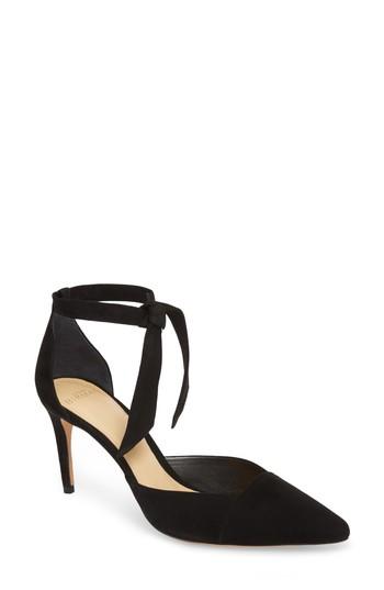 Women's Alexandre Birman Azalea Ankle Tie Pump M - Black