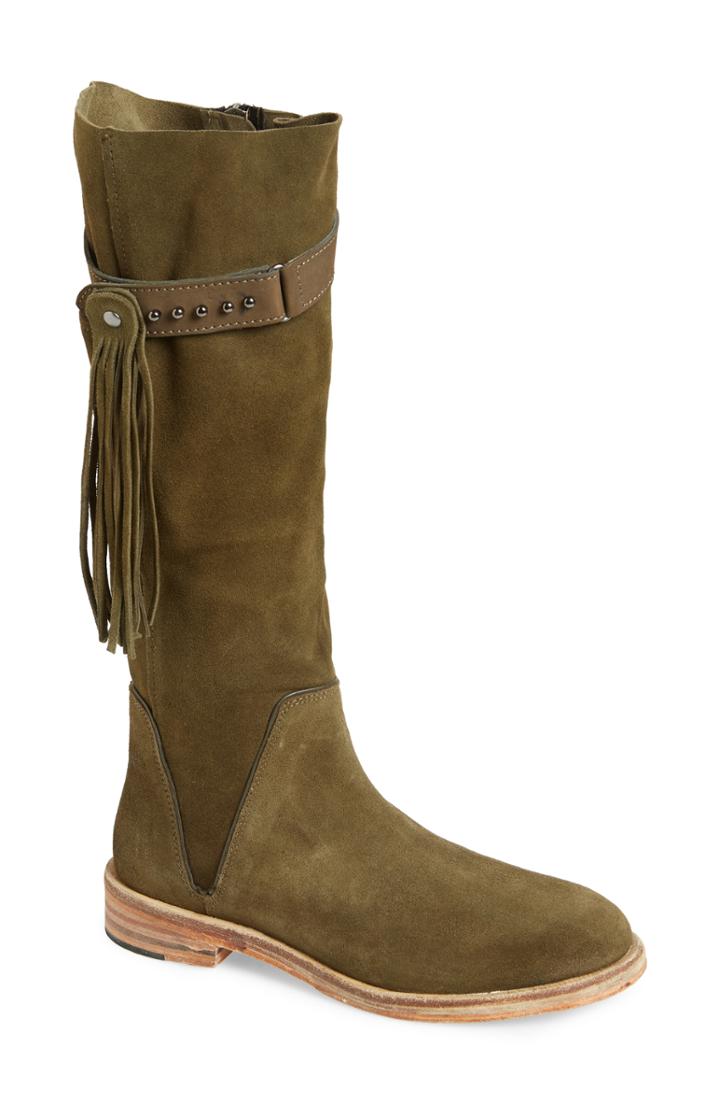 Women's Free People Sayre Fringe Knee High Boot