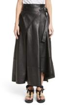 Women's 3.1 Phillip Lim Leather Utility Skirt - Black