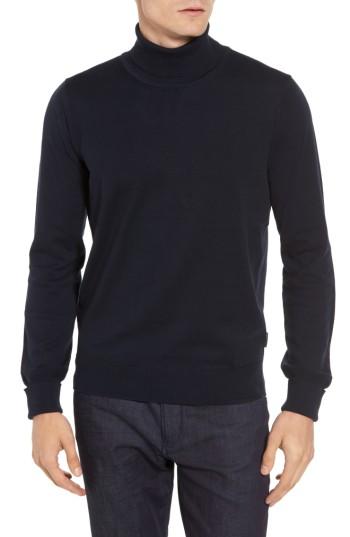 Men's Ben Sherman Fine Gauge Turtleneck, Size - Blue