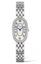 Women's Longines Symphonette Diamond Bracelet Watch, 18.9mm X 29.4mm