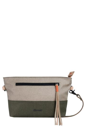 Sherpani Paige Canvas Wristlet - Ivory