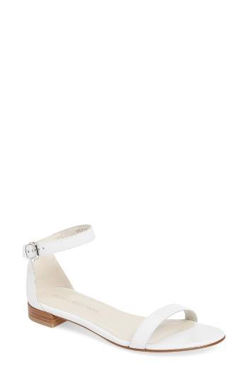 Women's Stuart Weitzman Nudistflat Sandal M - White