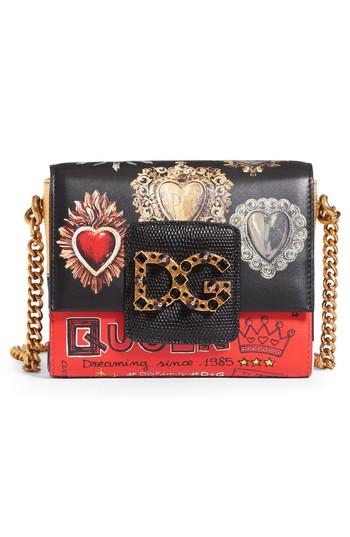 Dolce & Gabbana Dg Millennials Leather Crossbody Bag - Black
