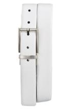 Men's Calvin Klein Reversible Leather Belt - Powder White