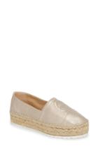 Women's Etienne Aigner Wade Platform Espadrille M - Grey