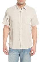 Men's Tommy Bahama Dobby Dylan Sport Shirt - Brown