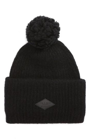 Women's Rag & Bone Francie Boucle Knit Pom Beanie -