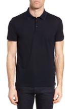 Men's Boss Penrose Mercerized Cotton Polo - Blue