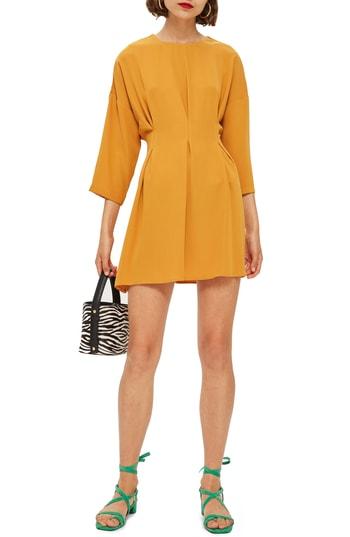 Women's Topshop Tuck Minidress