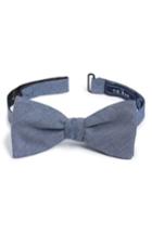 Men's The Tie Bar Cotton Bow Tie, Size - Blue