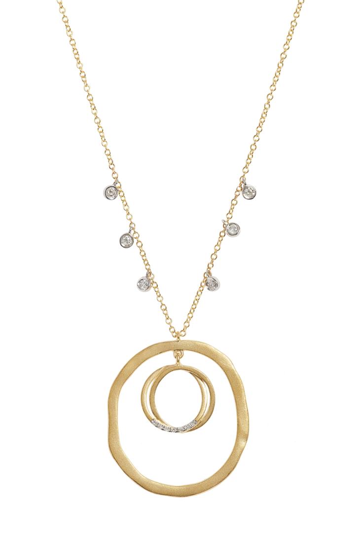 Women's Meirat Open Circle Pendant Necklace