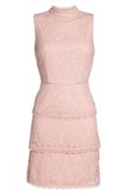 Women's Adrianna Papell Sophia Tiered Lace Dress - Purple