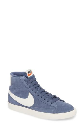 Women's Nike Blazer Mid Vintage Sneaker M - Blue