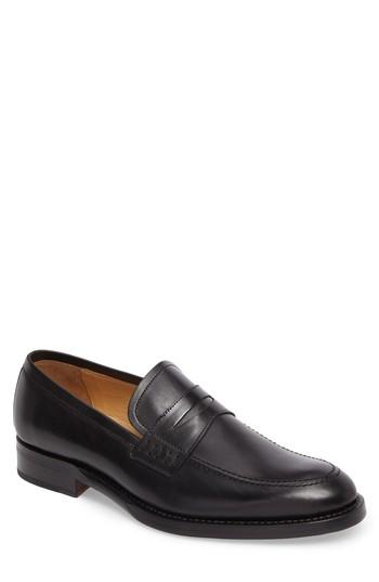 Men's Jack Erwin Archie Penny Loafer .5 D - Black