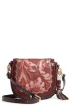Brahmin Verona Mini Sonny Leather Crossbody Bag - Red