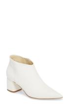 Women's Butter Whistle Pointy Toe Bootie .5 M - White