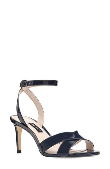 Women's Nine West Apryle Ankle Strap Sandal M - Blue