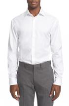 Men's Armani Collezioni Slim Fit Twill Dress Shirt .5 - White