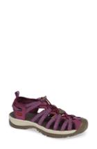 Women's Keen 'whisper' Water Friendly Sport Sandal M - Purple