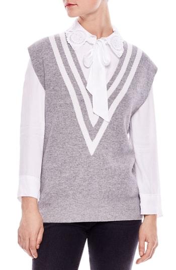Women's Sandro Tabby Sweater - Grey