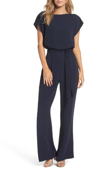 Women's Fraiche By J Sara Blouson Jumpsuit