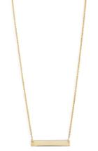 Women's Bony Levy 14k Gold Bar Pendant Necklace (nordstrom Exclusive)