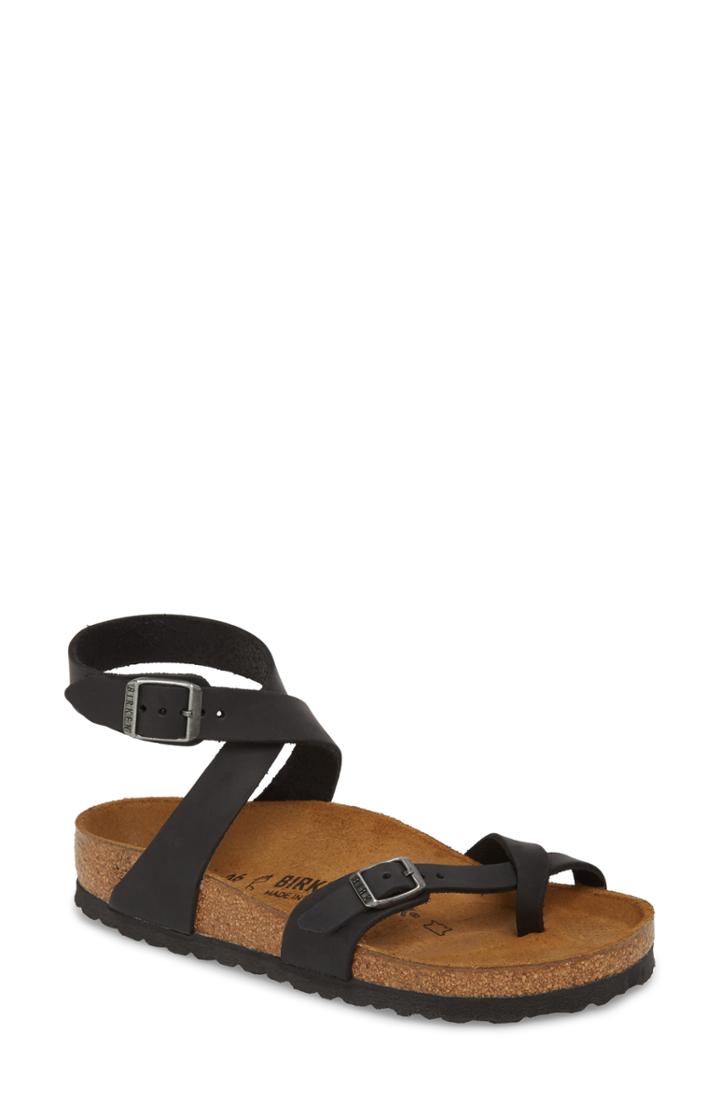 Women's Birkenstock 'yara' Sandal -8.5us / 39eu D - Black