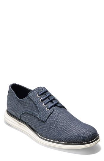 Men's Cole Haan Original Grand Plain Toe Derby M - Blue