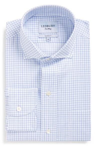 Men's Ledbury 'paddock' Classic Fit Check Dress Shirt