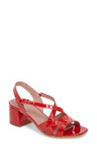 Women's Wonders Block Heel Sandal Us / 35eu - Red