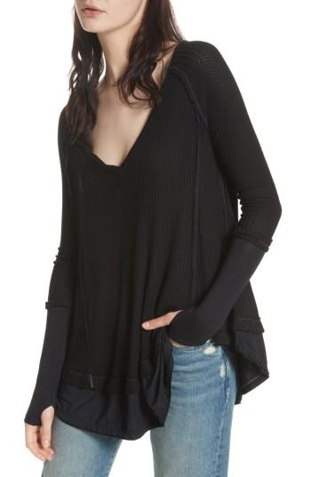 Women's Free People Laguna Thermal Top - Black