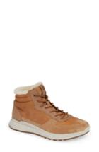 Women's Ecco St1 Genuine Shearling High Top Sneaker -8.5us / 39eu - Brown