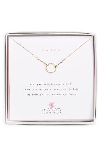 Women's Dogeared Karma Pendant Necklace