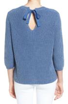 Women's Caslon Bleached Cotton Tie Back Pullover