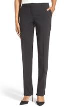 Women's Boss 'tamea' Straight Leg Stretch Wool Trousers