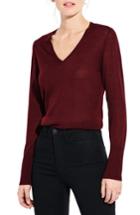 Women's Ayr The Slice Merino Wool Sweater - Red