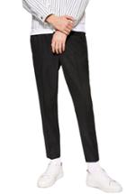 Men's Topman Crop Jogger Pants X 32 - Black
